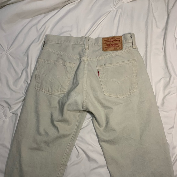 COPY - Cream Levi 501’s - Picture 2 of 6